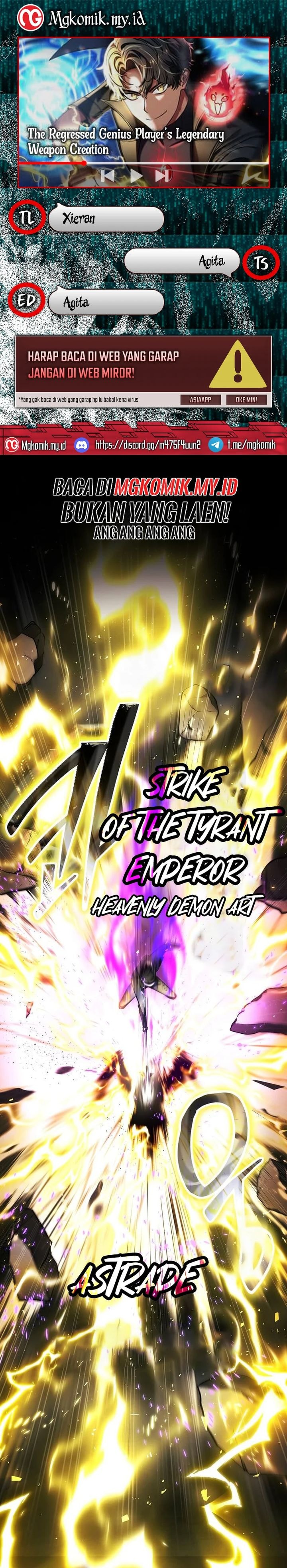 The Regressed Genius Player’s Legendary Weapon Creation - Chapter 37 - Page 1