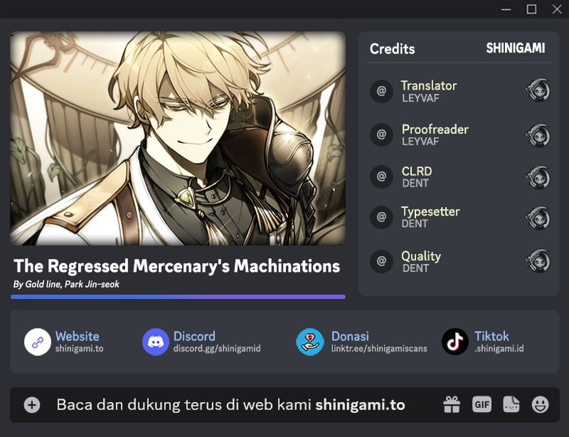 The Regressed Mercenary’s Machinations - Chapter 41 - Page 1