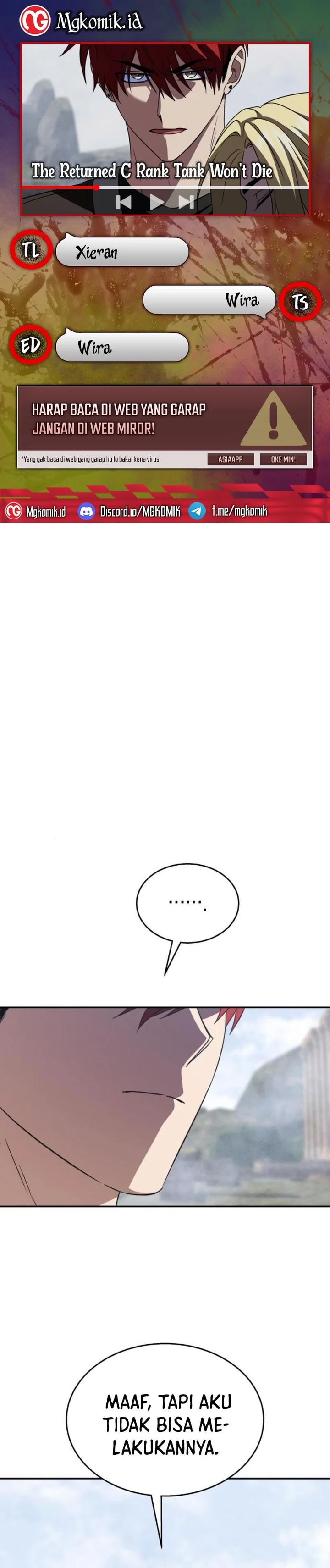 The Returned C-Rank Tank Won’t Die! - Chapter 22 - Page 1