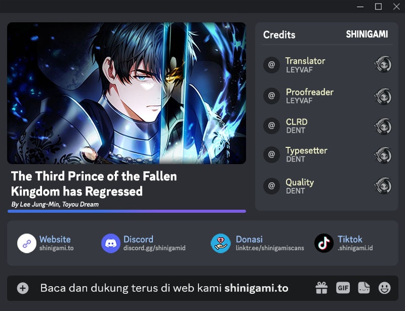 The Third Prince Of The Fallen Kingdom has Regressed - Chapter 14 - Page 1