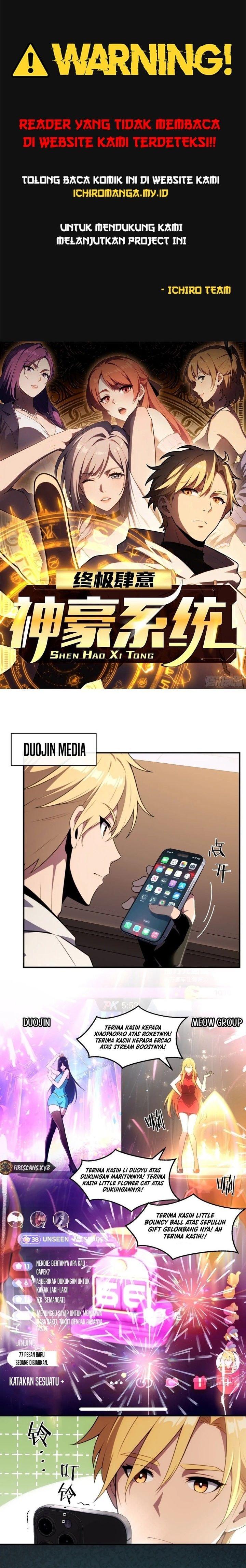 The Ultimate Wantless Godly Rich System - Chapter 28 - Page 1