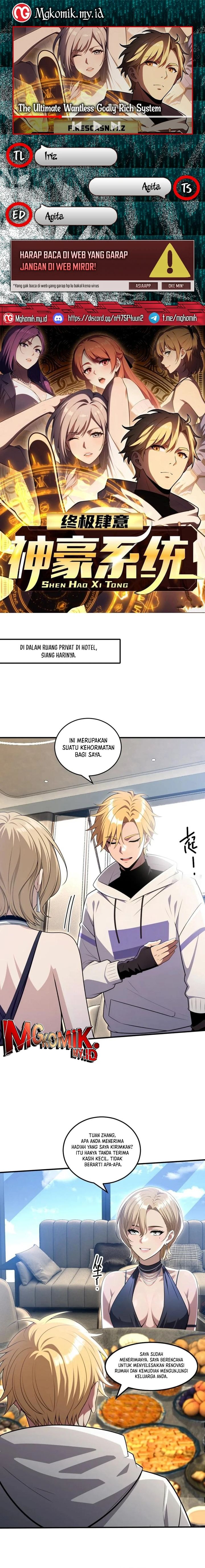 The Ultimate Wantless Godly Rich System - Chapter 35 - Page 1