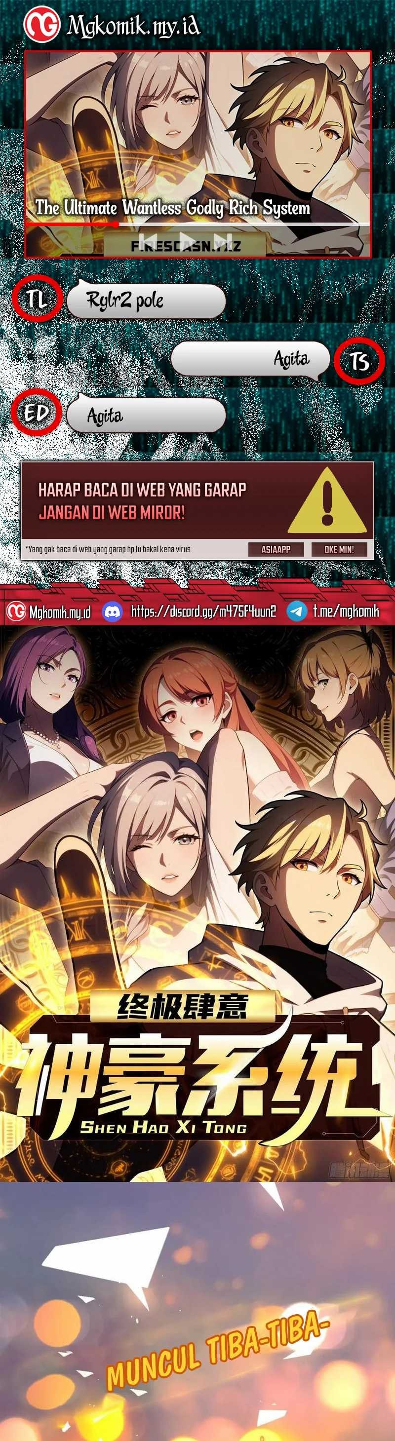 The Ultimate Wantless Godly Rich System - Chapter 40 - Page 1