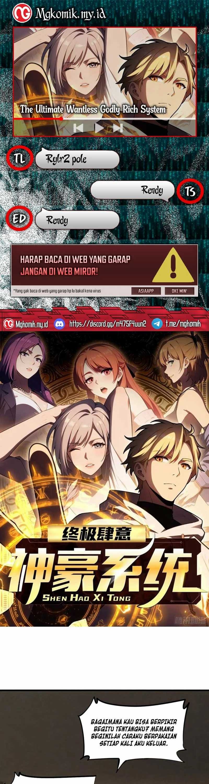 The Ultimate Wantless Godly Rich System - Chapter 43 - Page 1