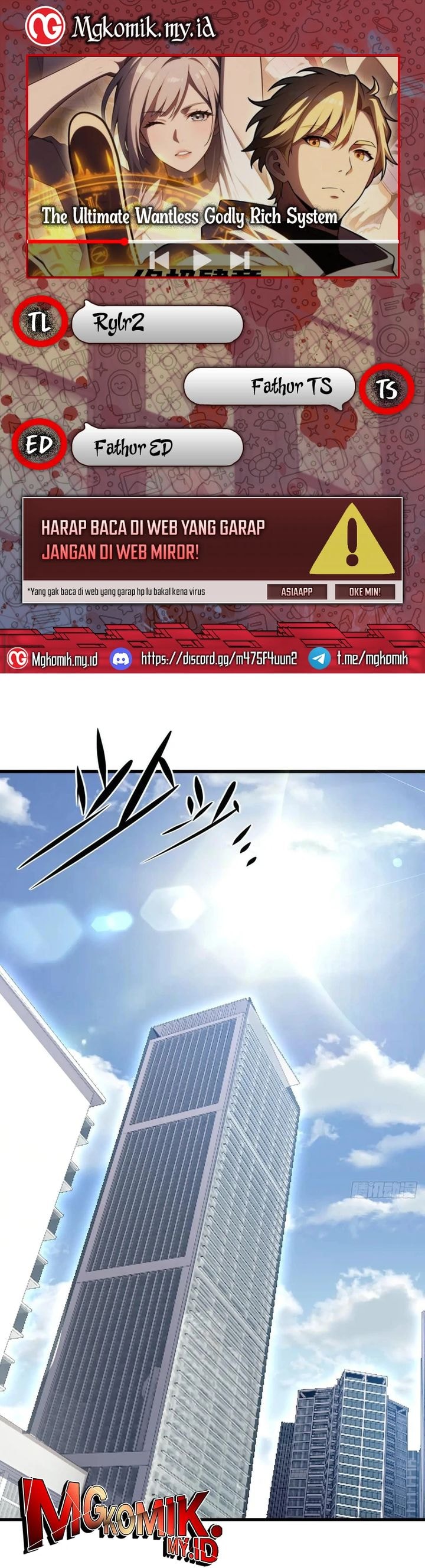 The Ultimate Wantless Godly Rich System - Chapter 50 - Page 1