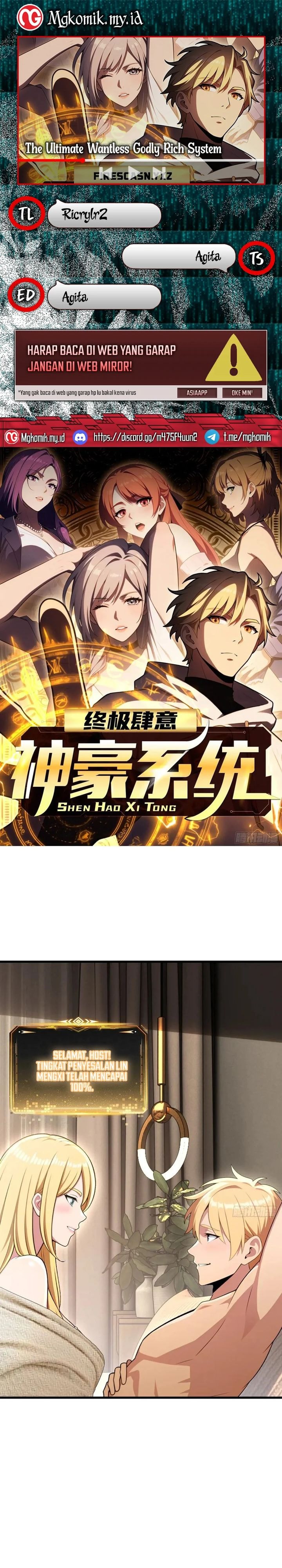 The Ultimate Wantless Godly Rich System - Chapter 53 - Page 1