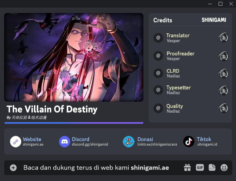 The Villain Of Destiny - Chapter 248 - Page 1
