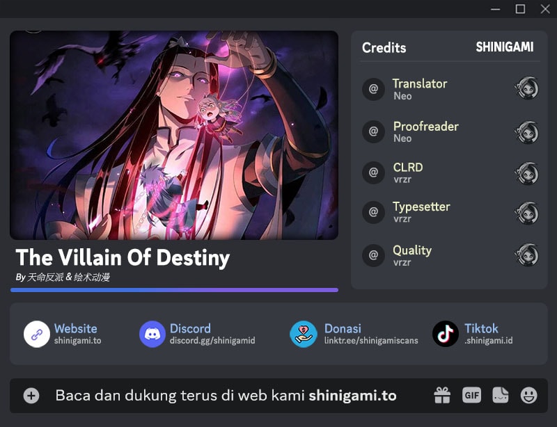 The Villain Of Destiny - Chapter 255 - Page 1