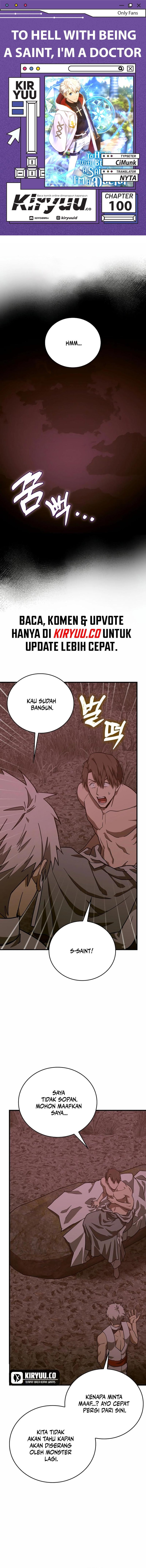 To Hell With Being A Saint, I’m a Doctor - Chapter 100 - Page 1