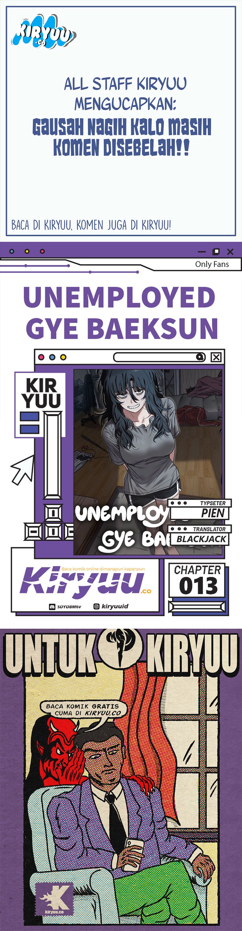Unemployed Gye Baek Soon - Chapter 13 - Page 1