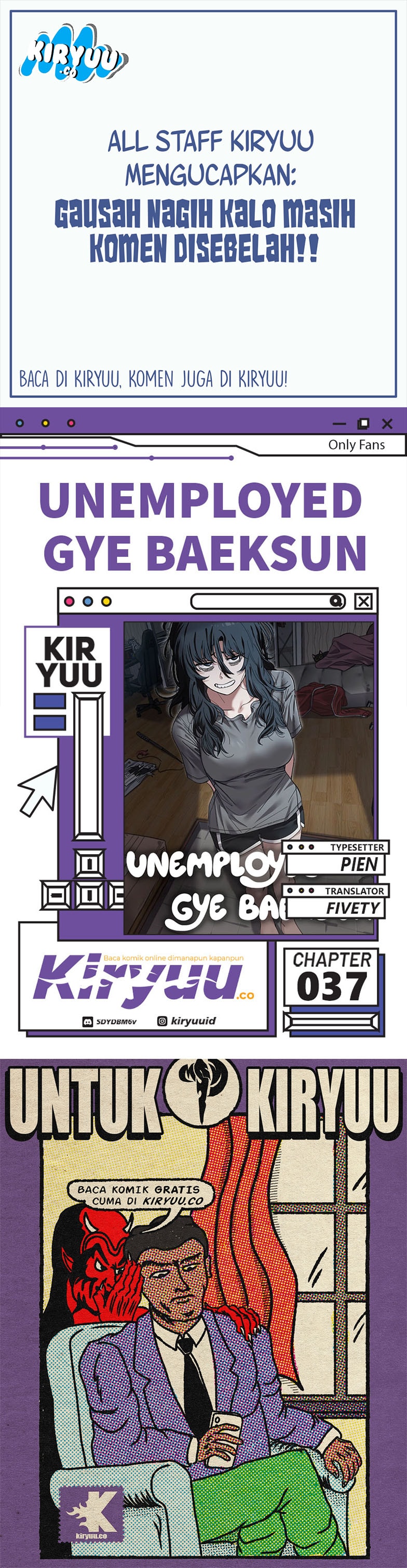 Unemployed Gye Baek Soon - Chapter 37 - Page 1