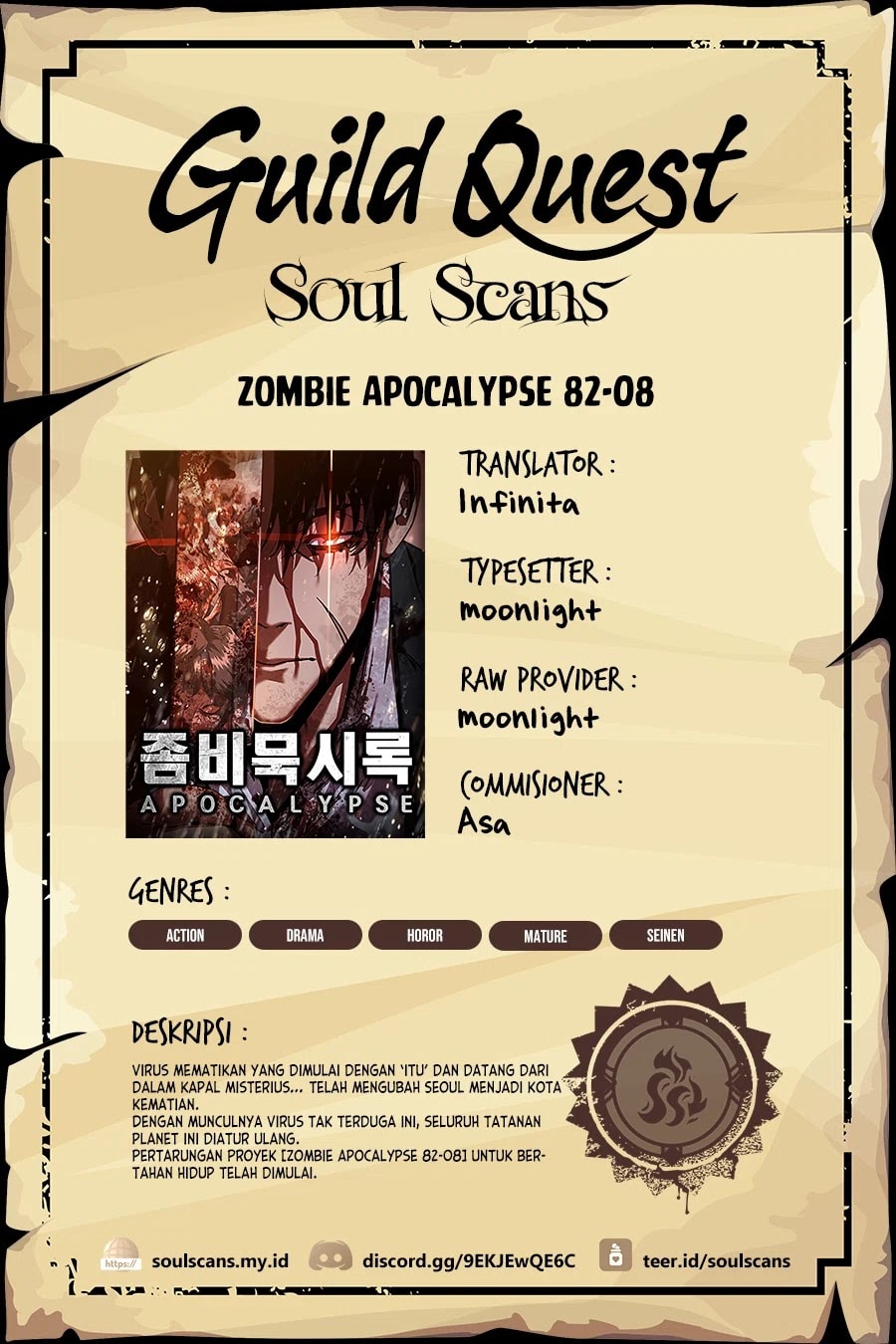 Zombie Apocalypse 82-08 - Chapter 42 - Page 1